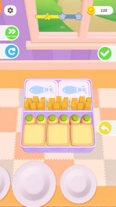 اسکرین شات بازی Fill Lunch Box: Organize Games 4