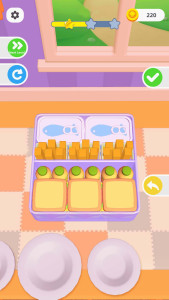 اسکرین شات 3 بازی Fill Lunch Box: Organize Games