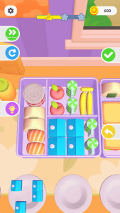 اسکرین شات 2 بازی Fill Lunch Box: Organize Games