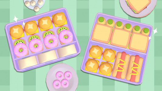 اسکرین شات بازی Fill Lunch Box: Organize Games 6