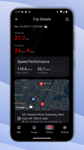 اسکرین شات 4 برنامه Speed View GPS