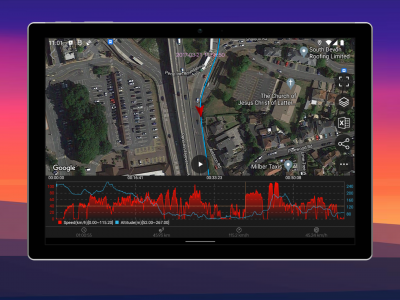 اسکرین شات برنامه Speed View GPS 2