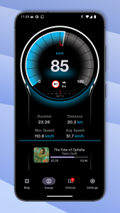 اسکرین شات 1 برنامه Speed View GPS