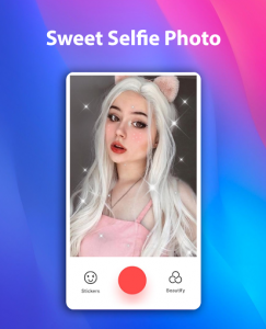اسکرین شات برنامه Sweet Selfie Photo Edit 3