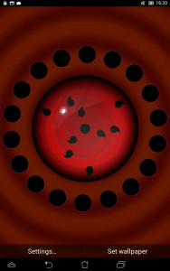 اسکرین شات 1 برنامه Rin - Sharingan Live Wallpaper