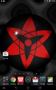 اسکرین شات برنامه Rin - Sharingan Live Wallpaper 6