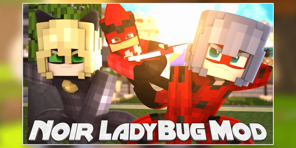 اسکرین شات برنامه Noir LadyBug Mod pour Mcpe 2