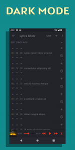 اسکرین شات 7 برنامه Lyrics Editor: Make Lyrics