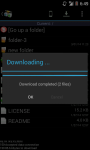اسکرین شات 4 برنامه AndFTP File Manager