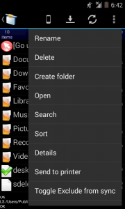 اسکرین شات 3 برنامه AndSMB File Manager