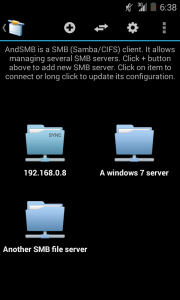اسکرین شات 1 برنامه AndSMB File Manager