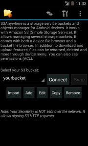 اسکرین شات 3 برنامه BucketAnywhere for S3