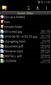 اسکرین شات 1 برنامه BucketAnywhere for S3
