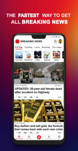 اسکرین شات 1 برنامه UK News: Breaking News & Local