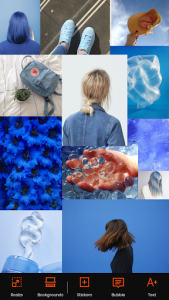 اسکرین شات برنامه Orenji 🍊 : Free Photo Collage & Backgrounds maker 5