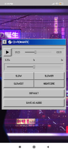 اسکرین شات برنامه CD-ROMantic: Slowed + Reverb 3