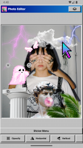 اسکرین شات 3 برنامه Vaporgram Photo & Video Editor