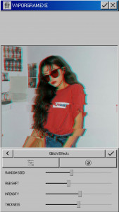 اسکرین شات برنامه Vaporgram Glitch Photo Editor 5
