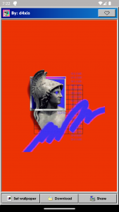 اسکرین شات 2 برنامه Vaporwave Wallpapers & Radio