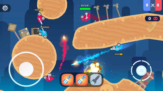 اسکرین شات 1 بازی Mad Royale io – Tank Battle