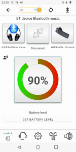 اسکرین شات برنامه Bluetooth Audio Widget Battery 4
