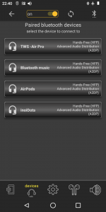 اسکرین شات برنامه Bluetooth Audio Widget Battery 7
