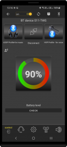 اسکرین شات 1 برنامه Bluetooth Audio Widget Battery