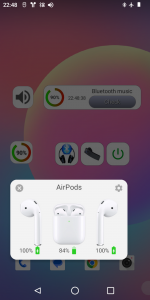اسکرین شات برنامه Bluetooth Audio Widget Battery 1