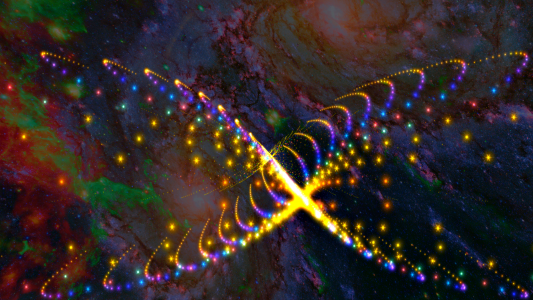 اسکرین شات 1 برنامه Magic Constellations Wallpaper