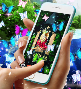 اسکرین شات برنامه Magical forest live wallpaper 7