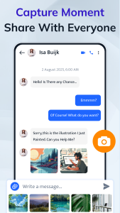اسکرین شات 4 برنامه Messages - Text Messaging