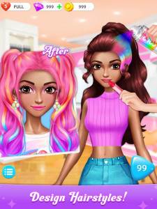 اسکرین شات بازی Project Makeup: Makeover Story Games for Girls 3