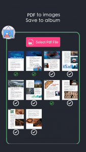 اسکرین شات برنامه PDF Maker & Image Converter 3