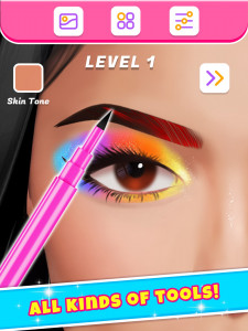 اسکرین شات بازی Eye Makeup Artist Makeup Games 1