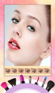 اسکرین شات برنامه Makeup Magic Face Makeover Bea 4