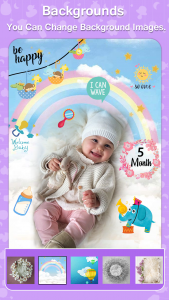 اسکرین شات برنامه Baby Photo Editor - Baby photo frames, Milestones 5