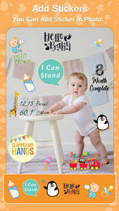 اسکرین شات برنامه Baby Photo Editor - Baby photo frames, Milestones 3