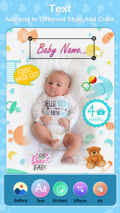 اسکرین شات برنامه Baby Photo Editor - Baby photo frames, Milestones 2