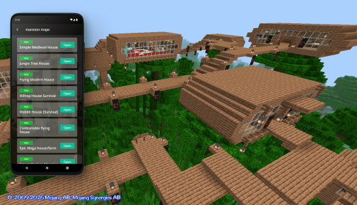 اسکرین شات 4 برنامه house mod for minecraft