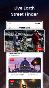 اسکرین شات 2 برنامه Live Earth: Satellite Map View