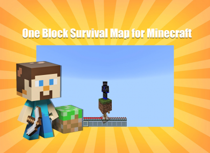 اسکرین شات برنامه One Block Survival Map for Min 1