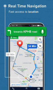 اسکرین شات برنامه Maps, Navigation & Directions 1