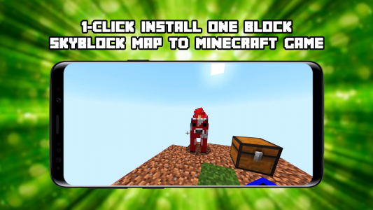 اسکرین شات برنامه One Block Map for Minecraft 2