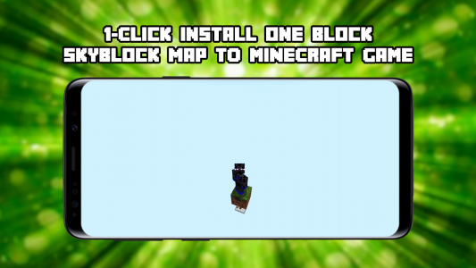 اسکرین شات برنامه One Block Map for Minecraft 1