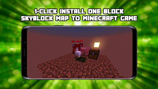 اسکرین شات برنامه One Block Map for Minecraft 3