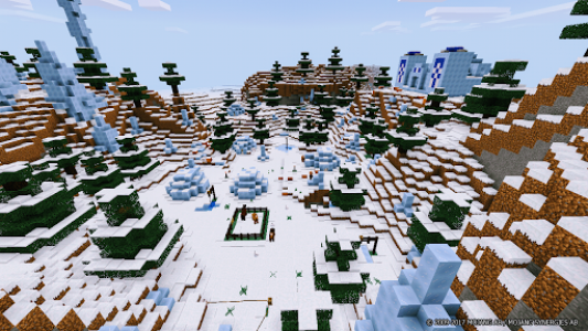 اسکرین شات بازی The Arctic Village Minecraft Map 3