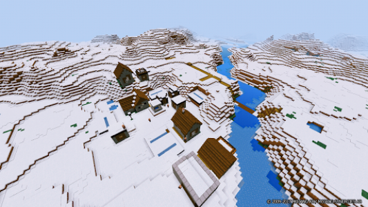 اسکرین شات بازی The Arctic Village Minecraft Map 6