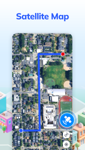 اسکرین شات 5 برنامه Voice GPS Navigation: GPS Map