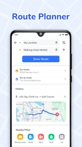 اسکرین شات 5 برنامه Voice GPS Navigation: GPS Map