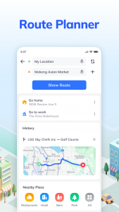 اسکرین شات 6 برنامه Voice GPS Navigation: GPS Map